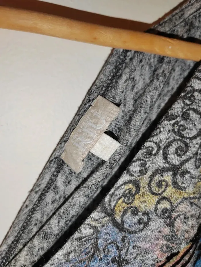 T shirt imprimé noué dans le dos - photo numéro 7