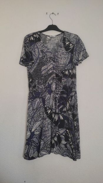 Robe 👗 imprimé feuillage