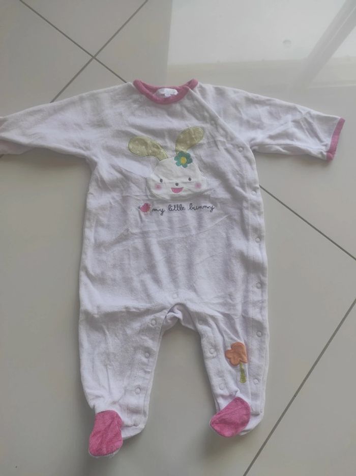 Lot de 3 pyjamas velours fille 9 mois 71 cm kiabi - photo numéro 10