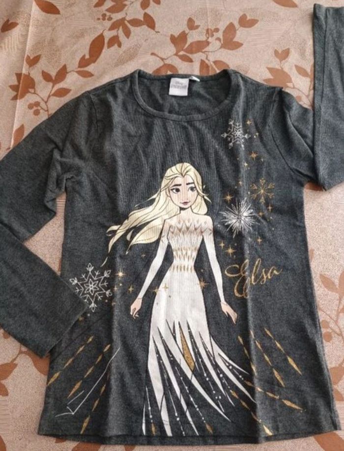 T shirt manche longue reine des neige
