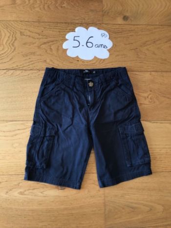 Bermuda bleu marine 5-6 ans Tex