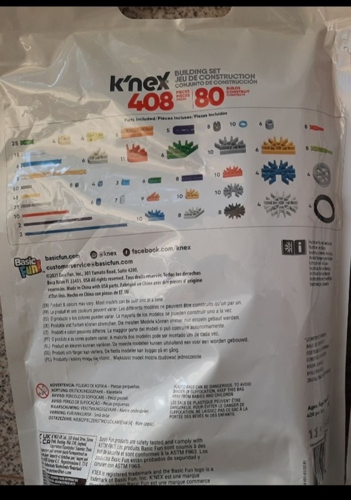 jeux de construction Basic Fun K’NEX Deluxe jamais ouvert - photo numéro 2