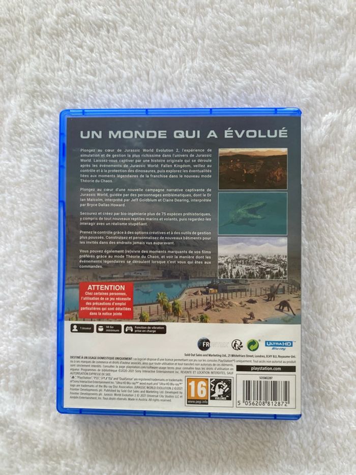 Jeu PS5 Jurassic World evolution 2 - photo numéro 3