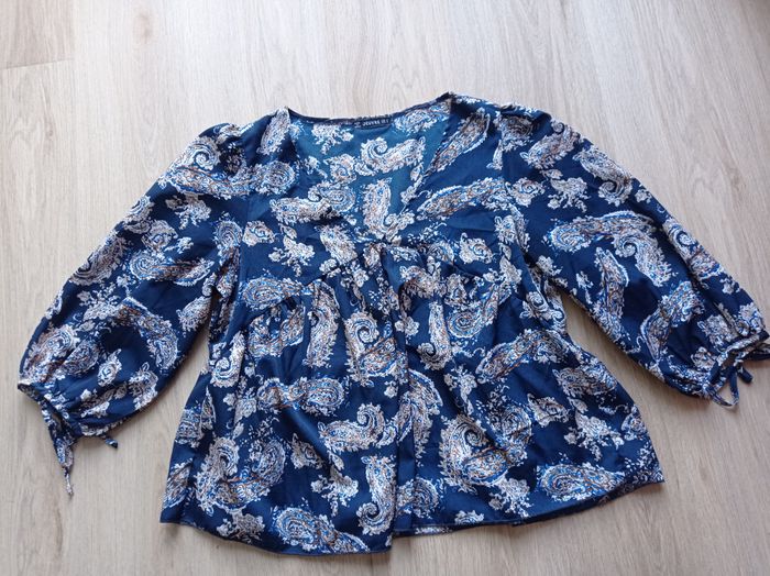 BLOUSE JEUVRE Bleue Marine.