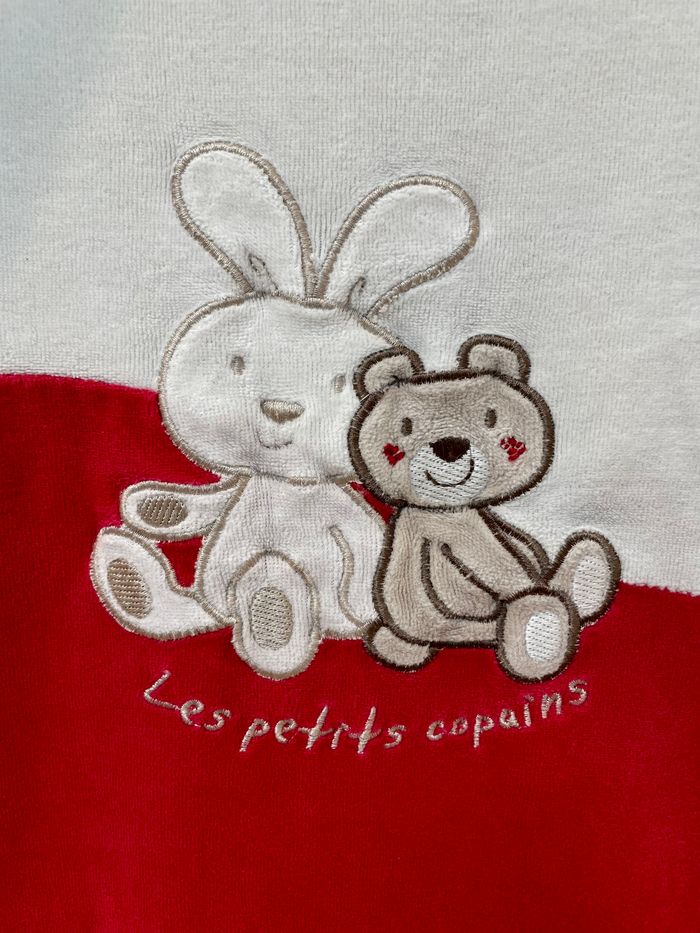Pyjama une pièce en velours les petits copains doudou Tout simplement 24 mois - photo numéro 3