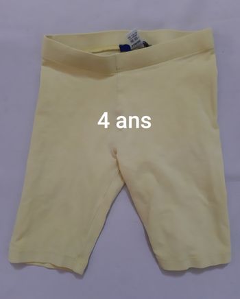 Bermuda / cycliste jaune fille - okaidi - 4 ans