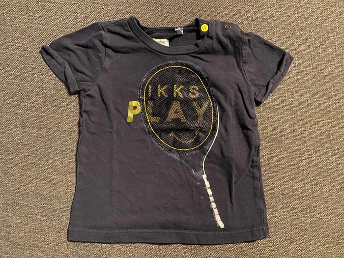 T-shirt IKKS noir/jaune