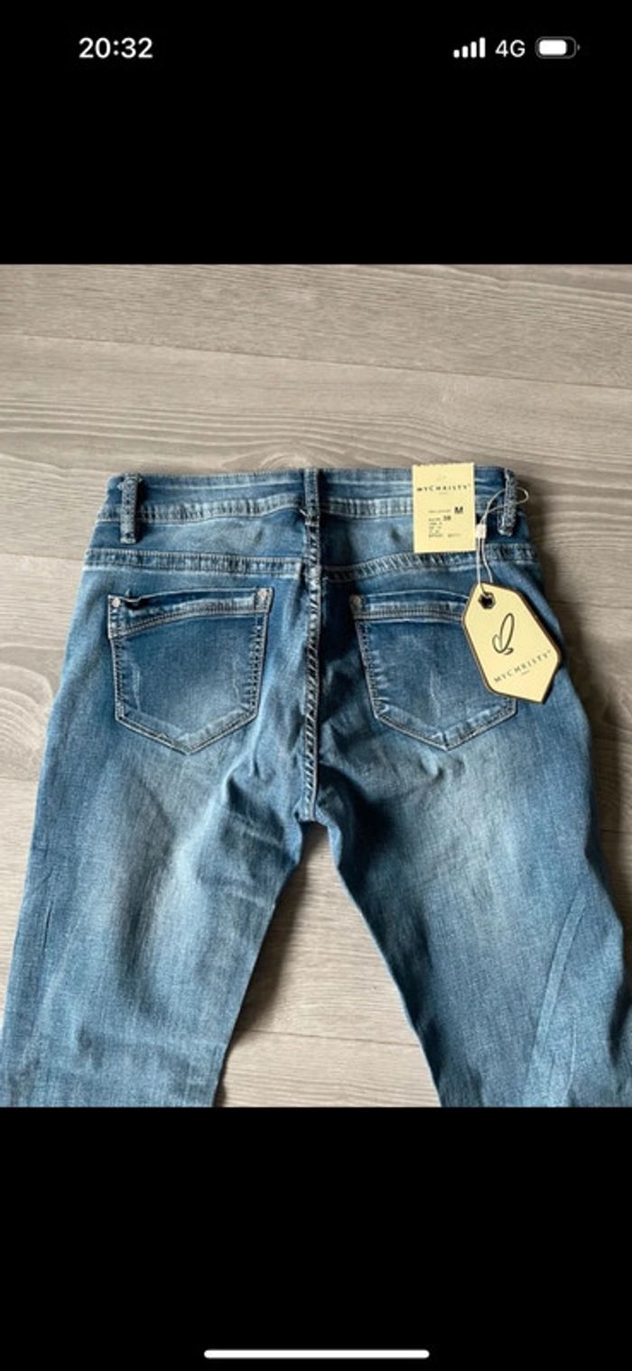Jeans My Christy taille 38 (M) neuf - photo numéro 4