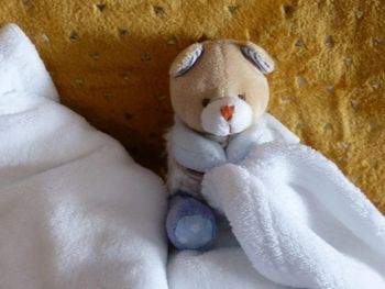 Doudou ours plaid Lovely Pistache doudou et compagnie