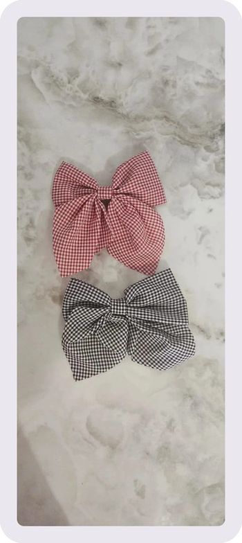 Lot de barrettes à noeud pour