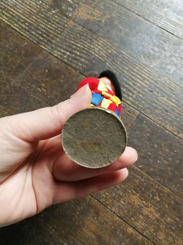 Poupée folklorique ancienne monde Garde Vatican Rome - photo numéro 3