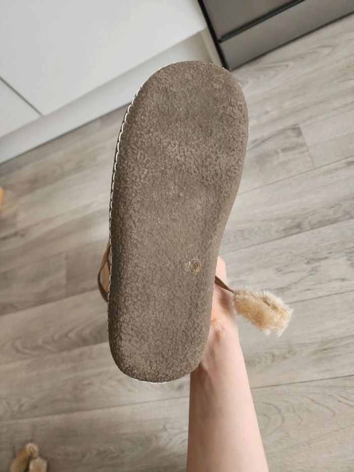 Bottes daim beige fourrées T39 - photo numéro 5