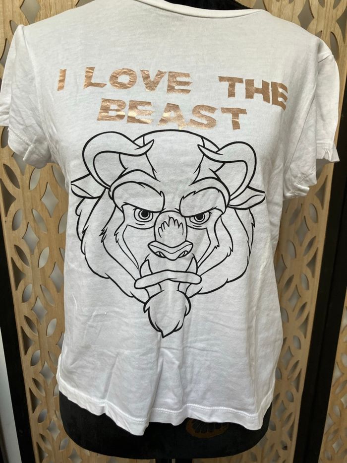 T shirt taille 40 belle et la bête - photo numéro 2