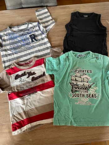 Lot de haut garçon enfant 