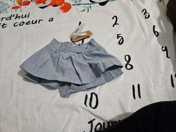 Jupe short ciel Jean Bourget