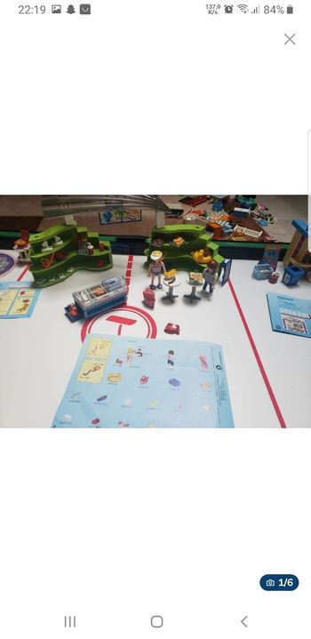Boutique et fast food playmobil