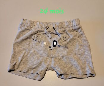 🧸 Short Pat et Ripaton 24 mois 🧸