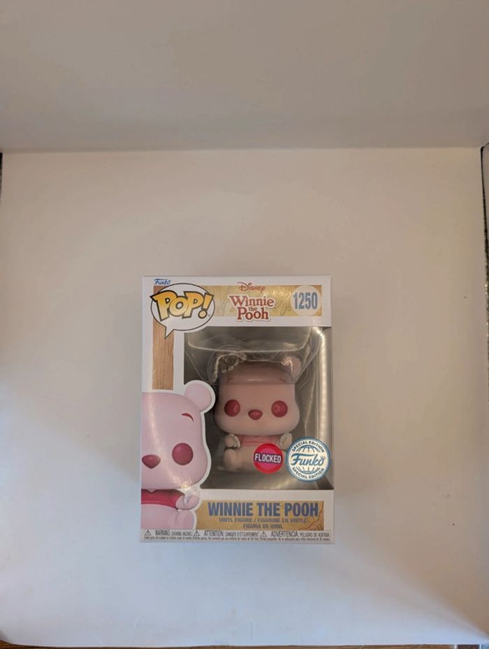 Funko Pop : Disney 1250 - Winnie l'ourson flocked