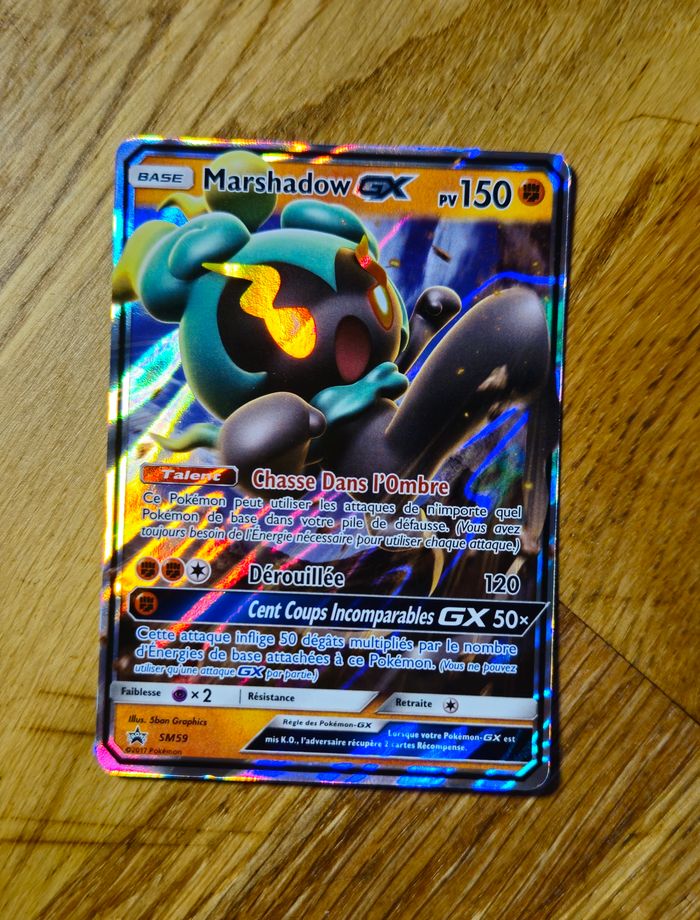 Carte pokemon Marshadow GX SM59