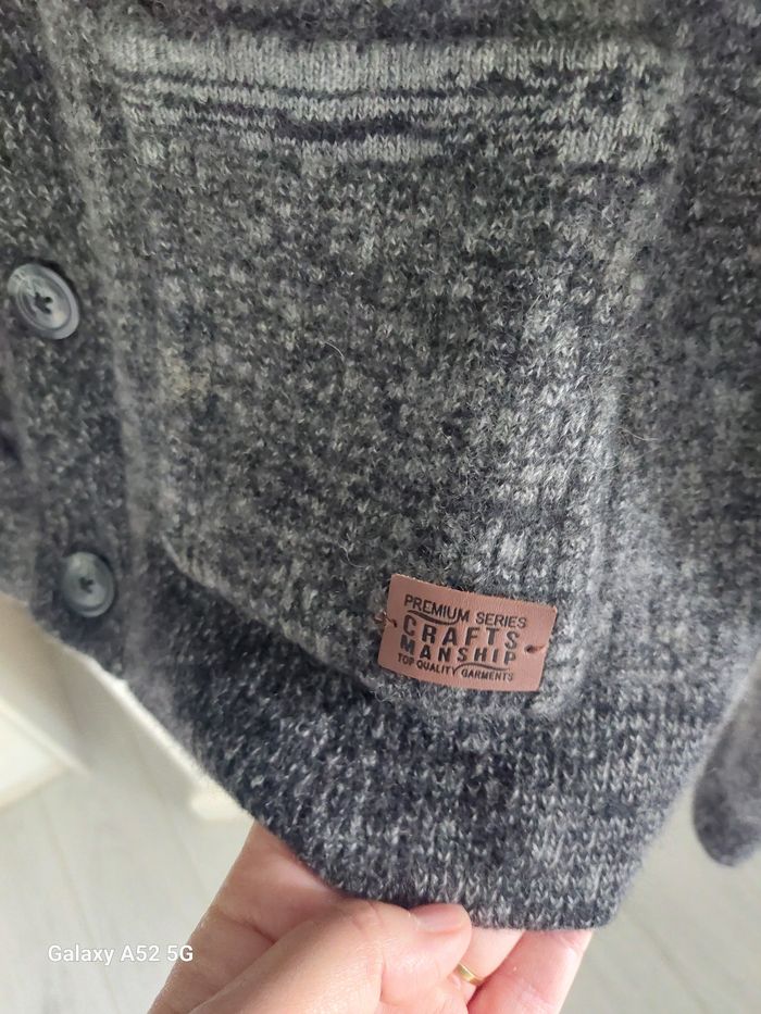 Cardigan, gilet gris Charles Vogële - photo numéro 2