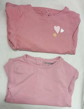 lot de 2 tee shirts Orchestra