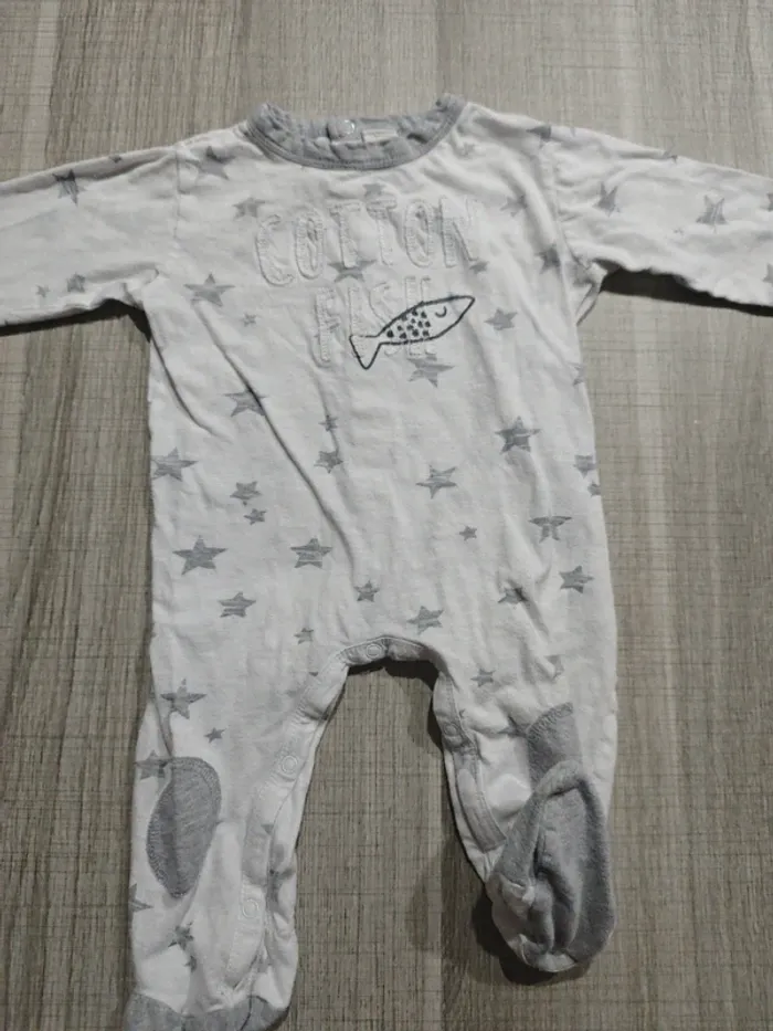 Pyjama cotton fish 9 mois