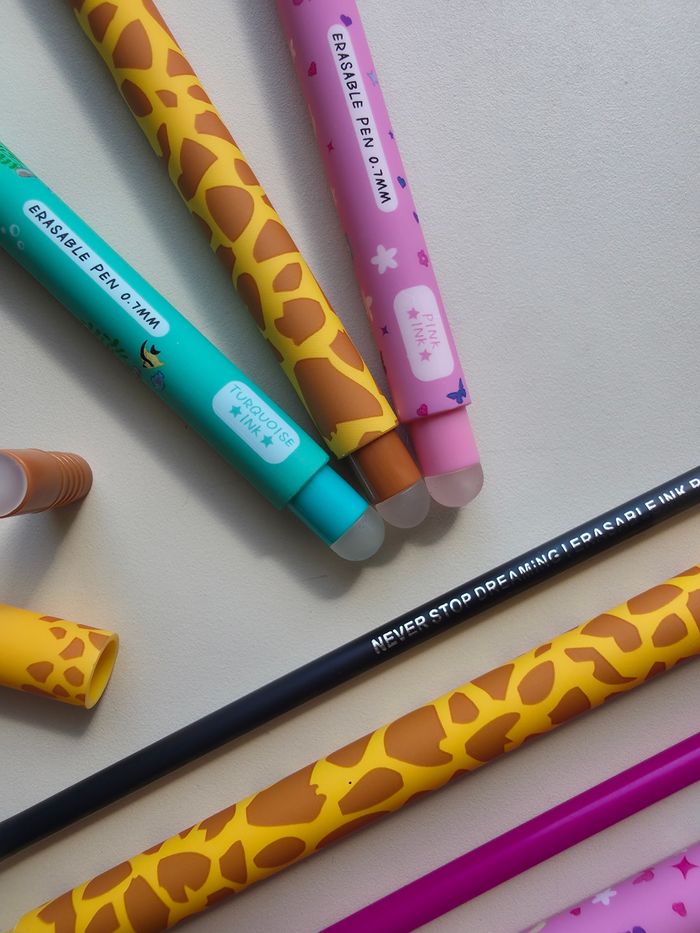 Lot de 3 stylos animaux kawaii type legami - photo numéro 5