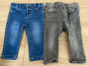 Lot de 2 pantalons bébé 6 mois