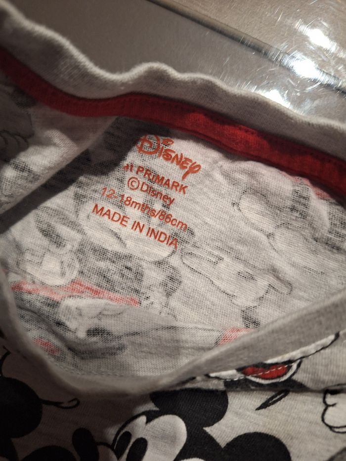 t-shirt manches longues mickey 12/18 mois - photo numéro 3