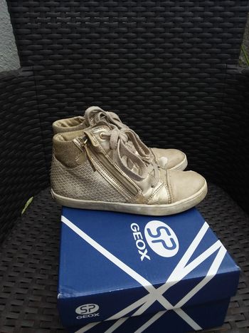 Basket Geox dorées 33