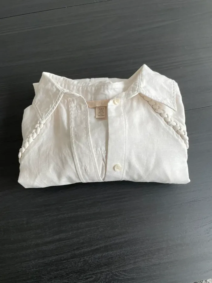 Chemise oversize en coton/lin - photo numéro 6