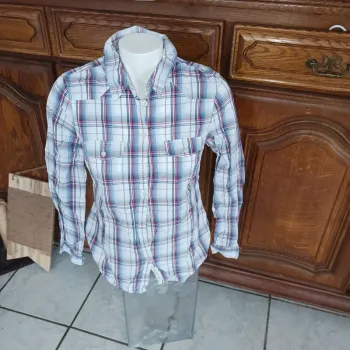 Chemise à carreaux  taille 36/ s h&m