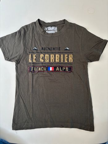 TEE shirt manches courtes montagne le corbier 10ans