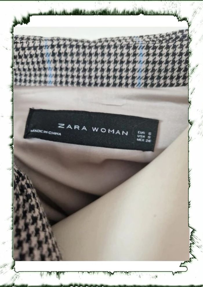 Manteau long zara carreaux - photo numéro 7
