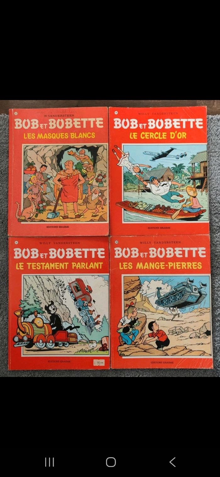 Lot de livres Bob et Bobette