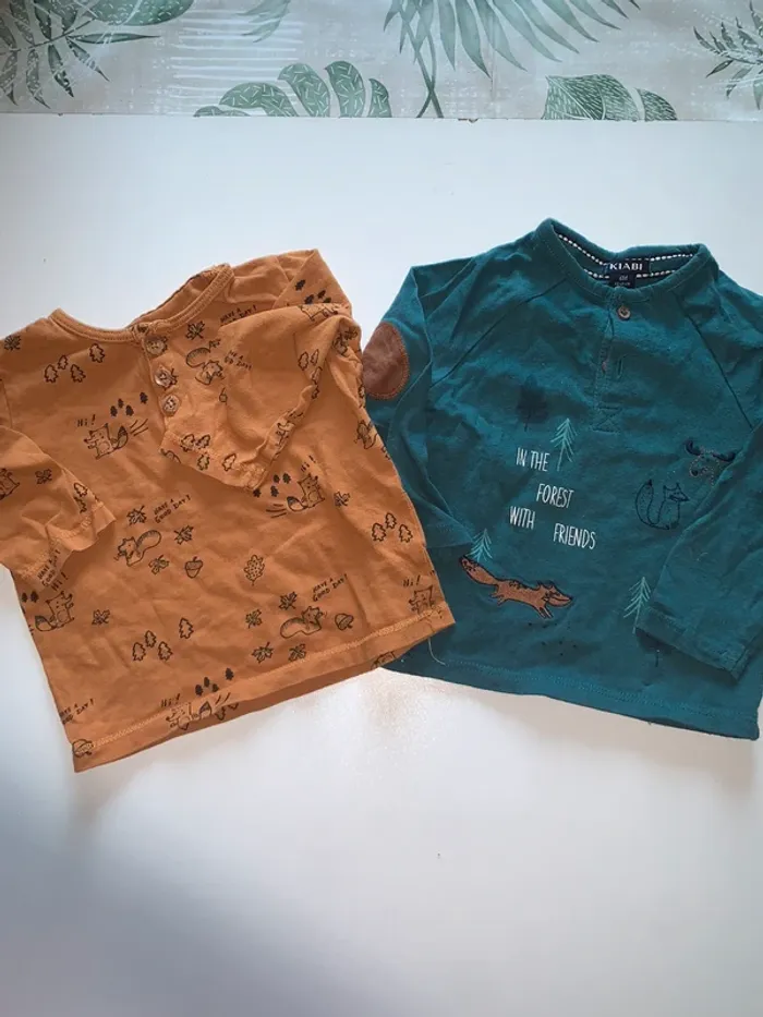 Lot de deux t-shirt 6 mois