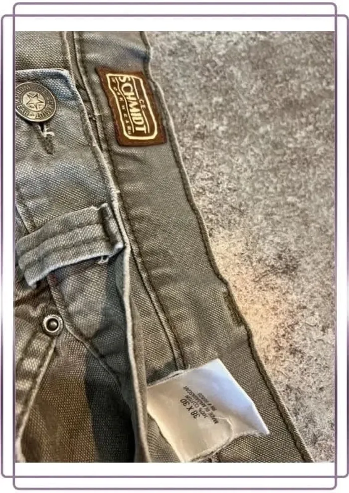 Short carpenter gris homme Schmidt 38x30 Pantaloncini carpentiere uomo Zimmermannsshorts Herren - photo numéro 3