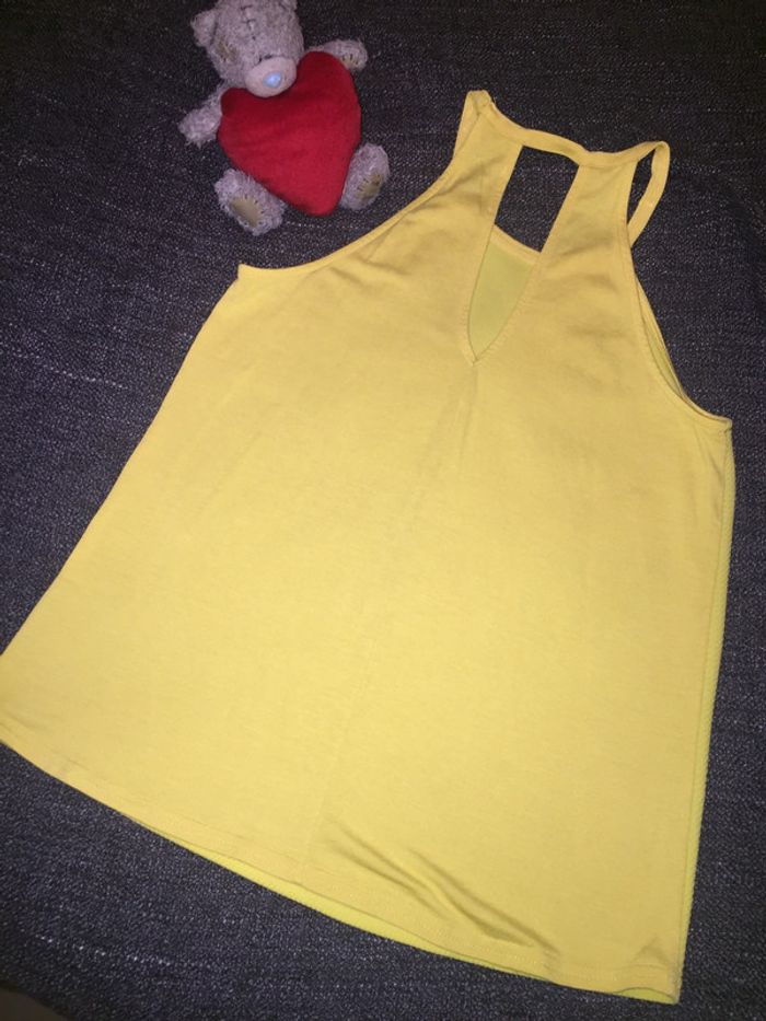 Top jaune - photo numéro 3