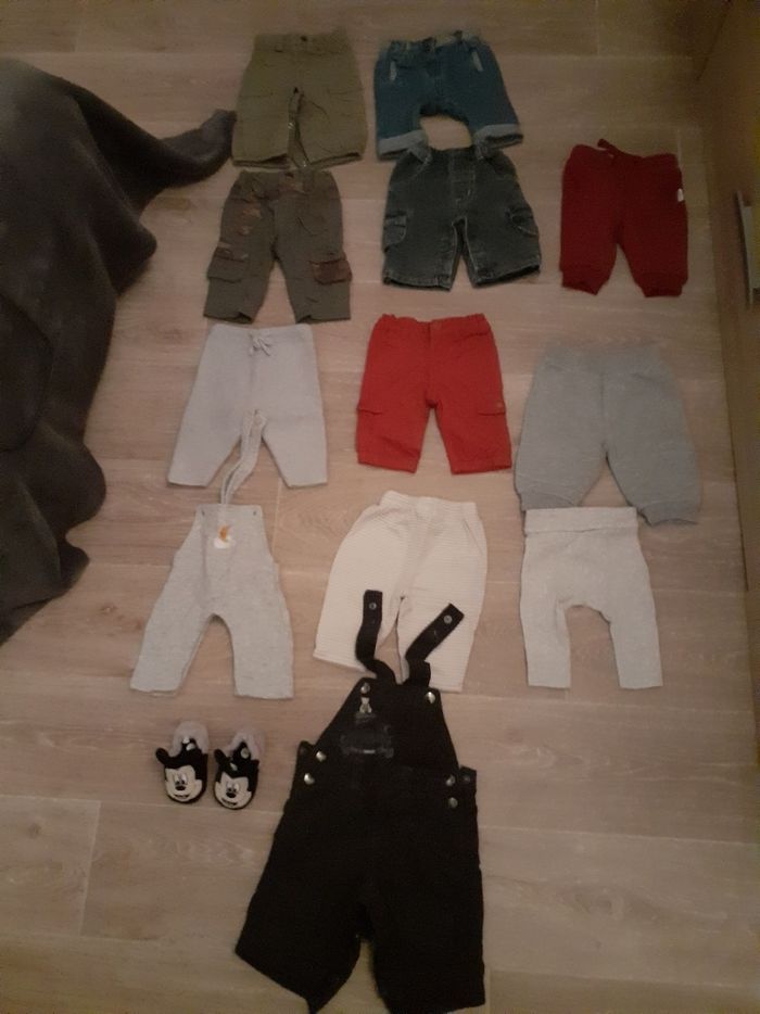 Lots pantalons garçon 1 mois