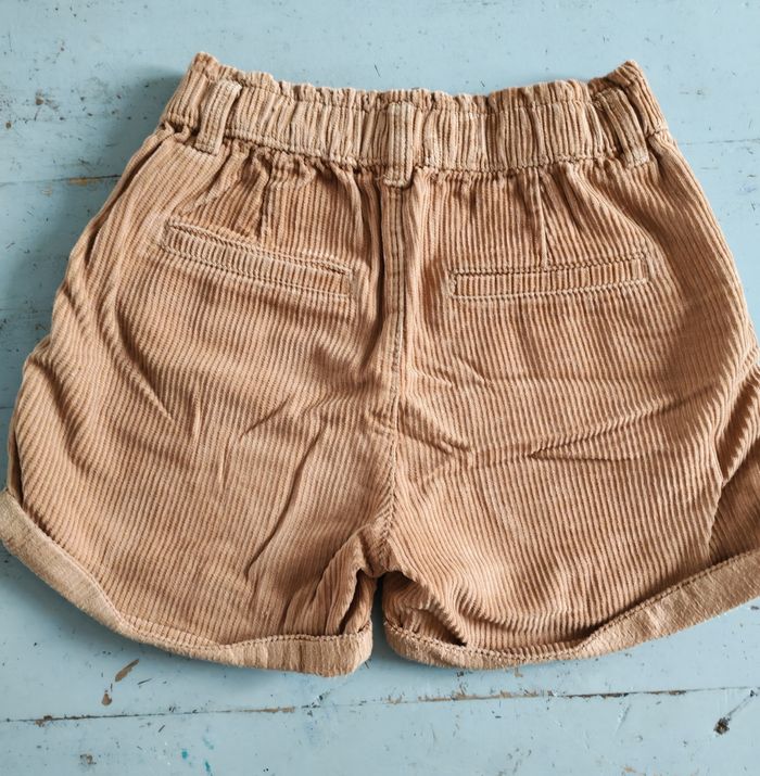 Short velours marron camel Gemo – 6 ans réglable - photo numéro 6