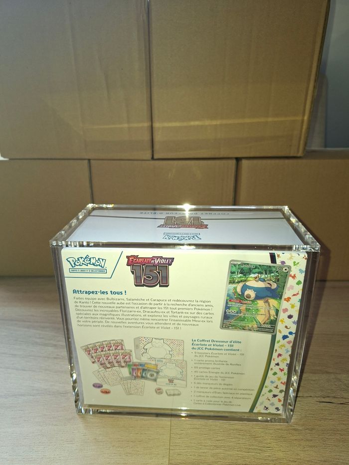 Lot de 5 acryliques etb Pokémon aimantée épaisse de qualité premium - photo numéro 3