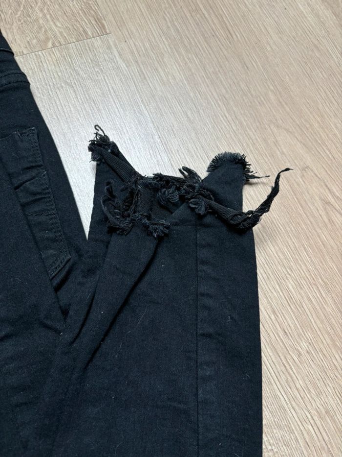 Lot de deux jeans noirs taille haute - photo numéro 2
