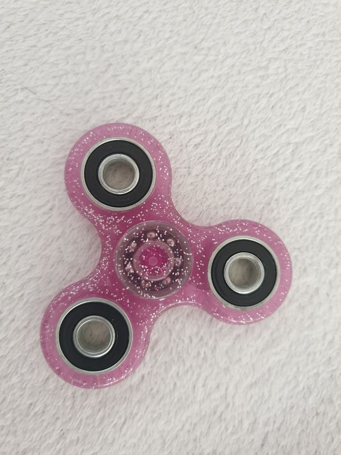 Fidget toys violet à paillettes - photo numéro 2