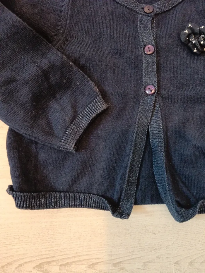 Gilet manches longues 74 cm 12 mois DPAM - photo numéro 3