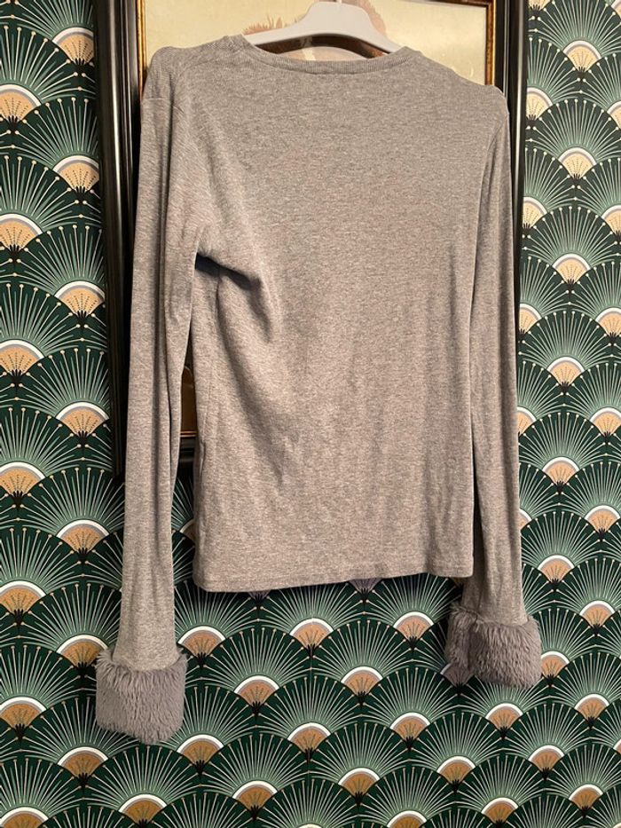 Tee shirt manche longue taille L zara - photo numéro 2