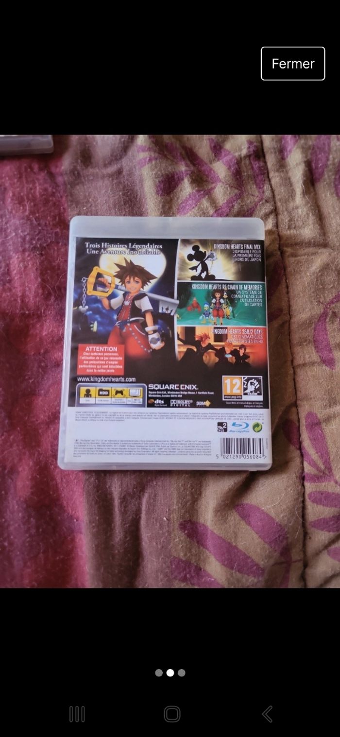 Lot 2 jeux kingdom hearts ps3 - photo numéro 4