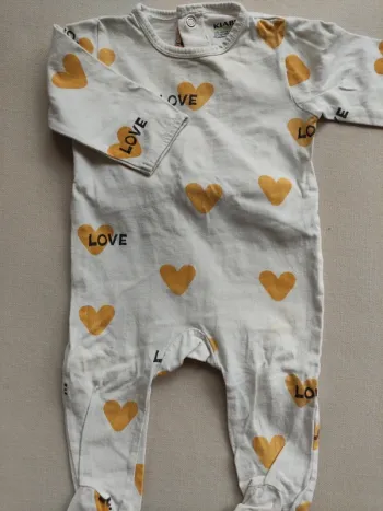 Pyjama mixte été Kiabi ouverture de dos 6 mois