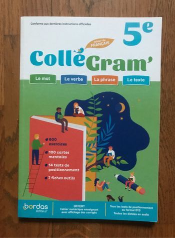 ColléGram' 5ème - Fichier de Français - édition 2024 avec corrigés