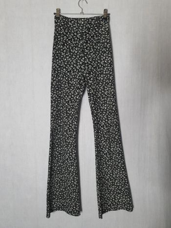 Pantalon flare fleuri