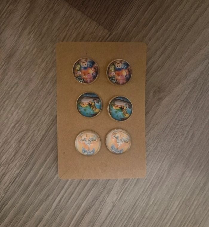 Pack 3 paires de boucles d'oreilles disney - photo numéro 2